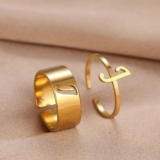 COUPLE INITIAL ENGRAVEFIT RING